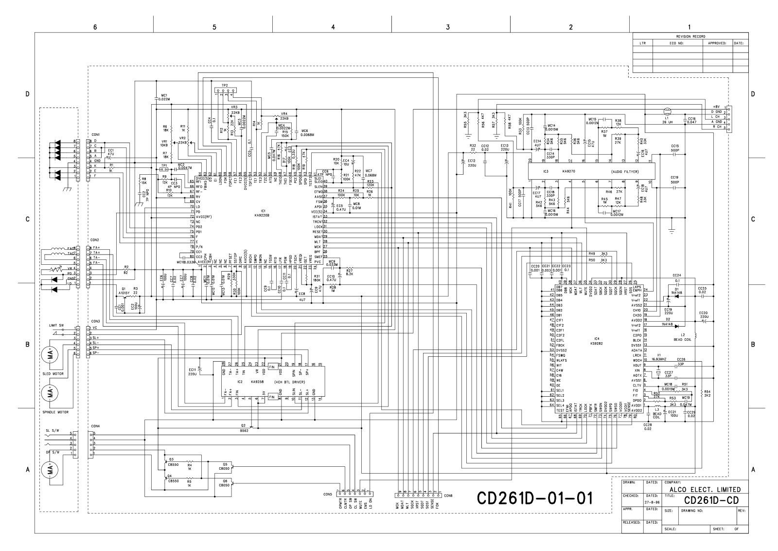 Vitek VT-3491 Schematic