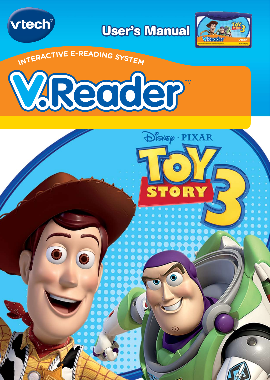 VTech V.Reader Cartridge - Toy Story 3 CLEARANCE Owner's Manual