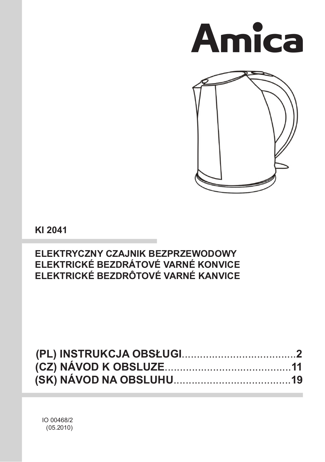 Amica KI 2041 User Manual