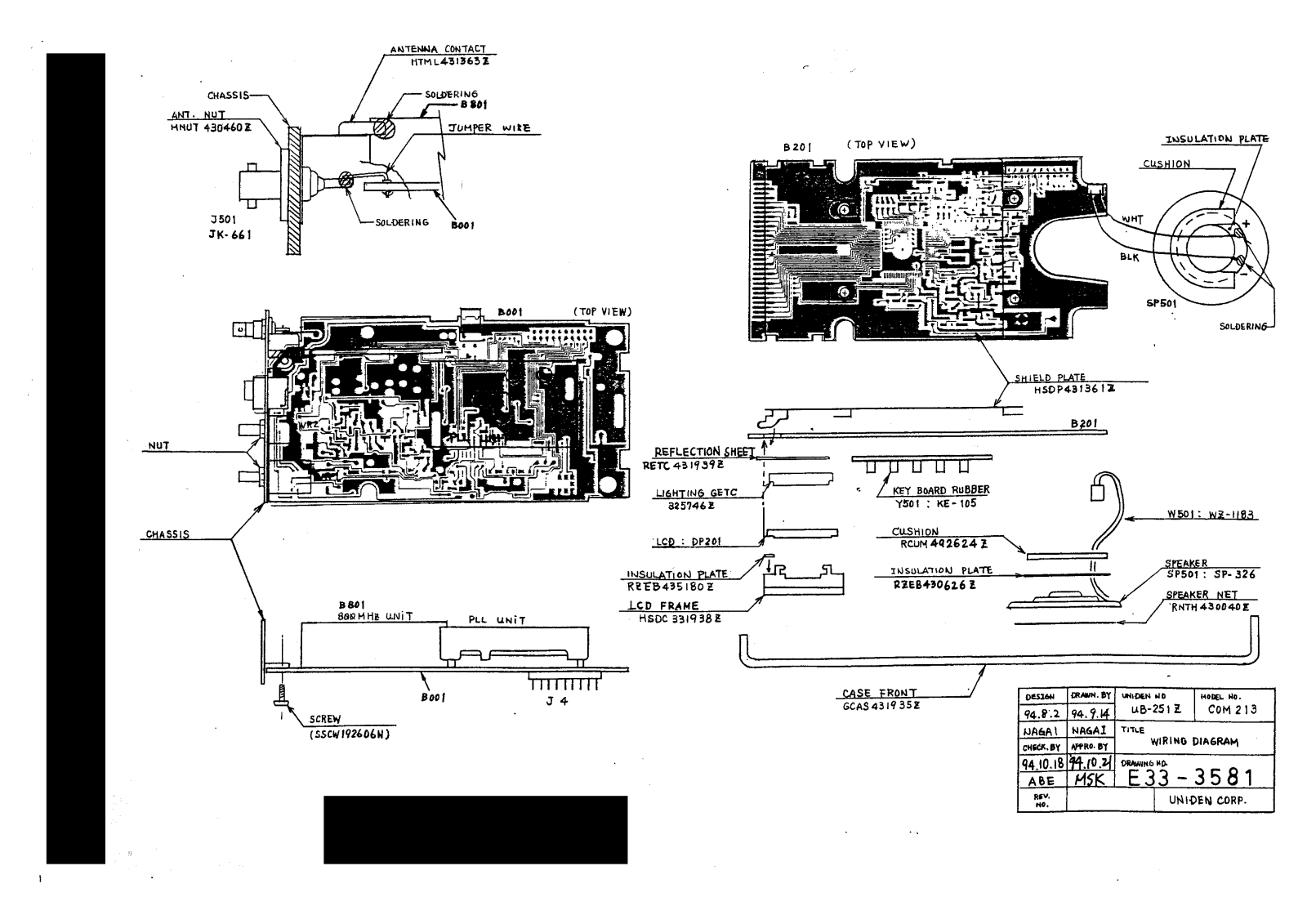 Albrecht SC AE 95H, SC COM 213 Schematics