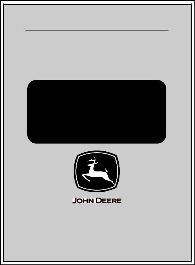 John Deere 3800 User Manual