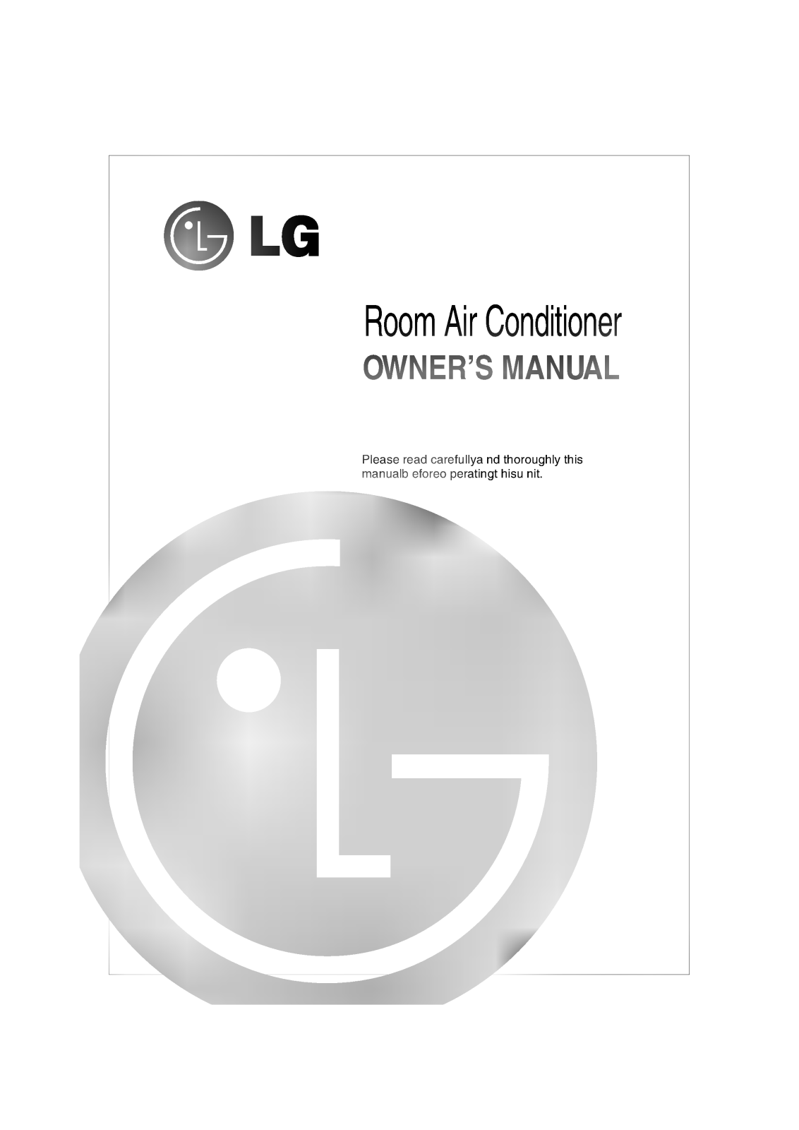 LG LSNT1862QC Owner’s Manual