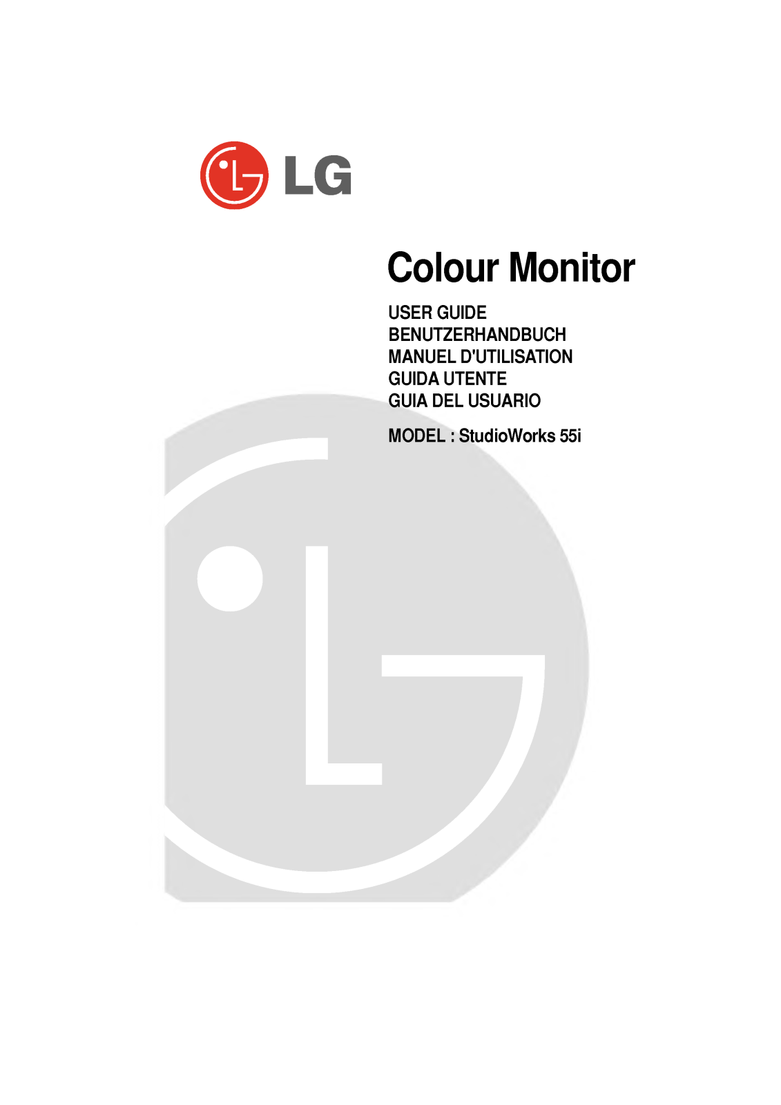 Lg STUDIOWORKS 55I User Manual