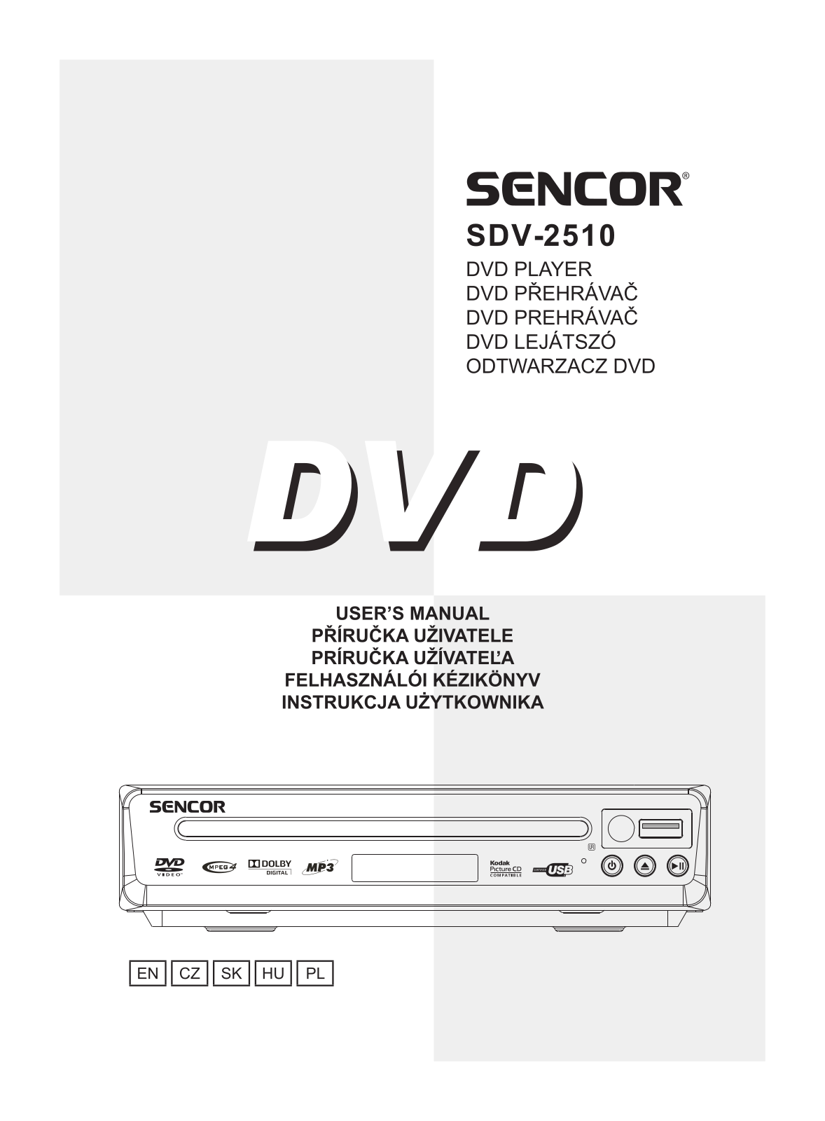 Sencor SDV 2510 User Manual