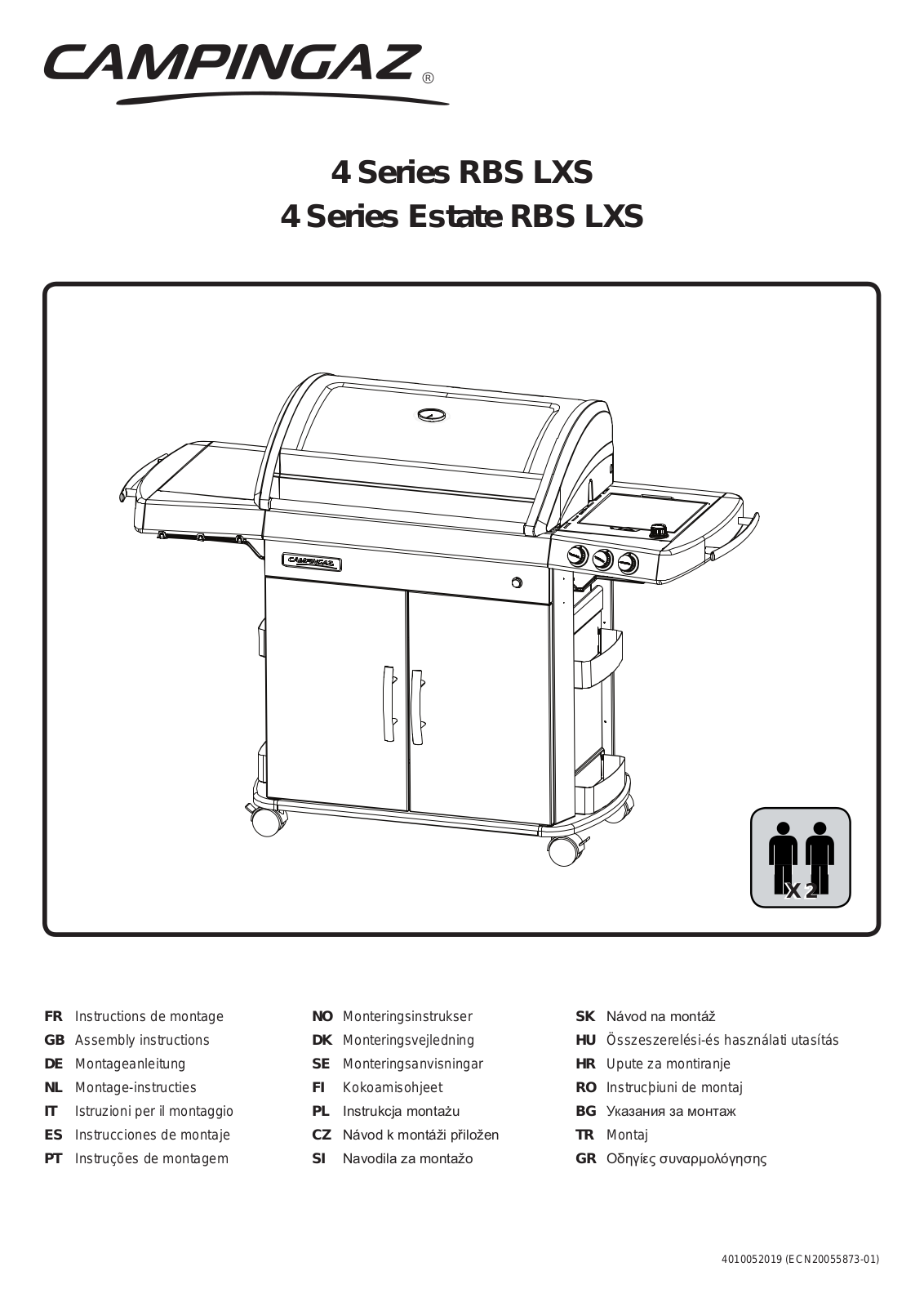 Campingaz 4 Series RBS LXS, 4 Series Estate RBS LXS User Manual