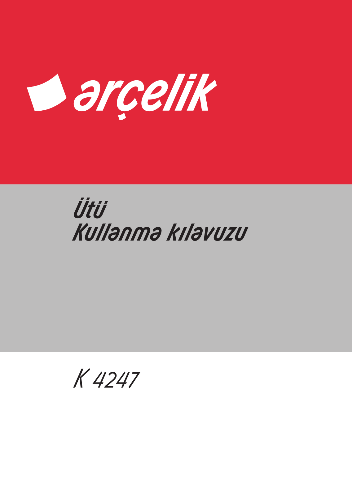 Arçelik K4247 User manual - ManualMachine.com