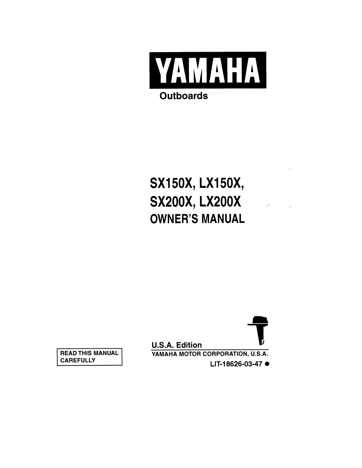 Yamaha sx150x User Manual