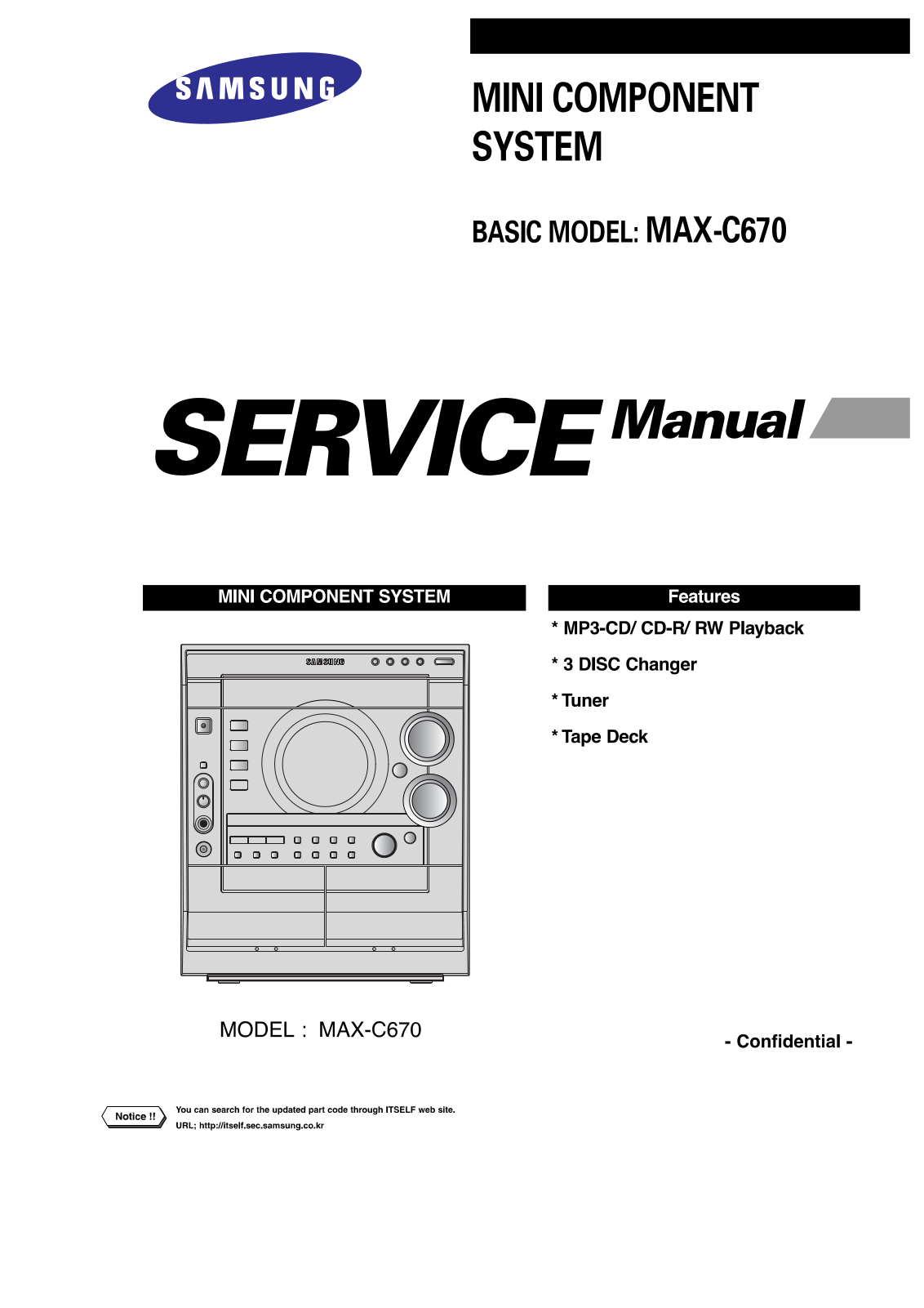 SAMSUNG MAX C670 Service Manual