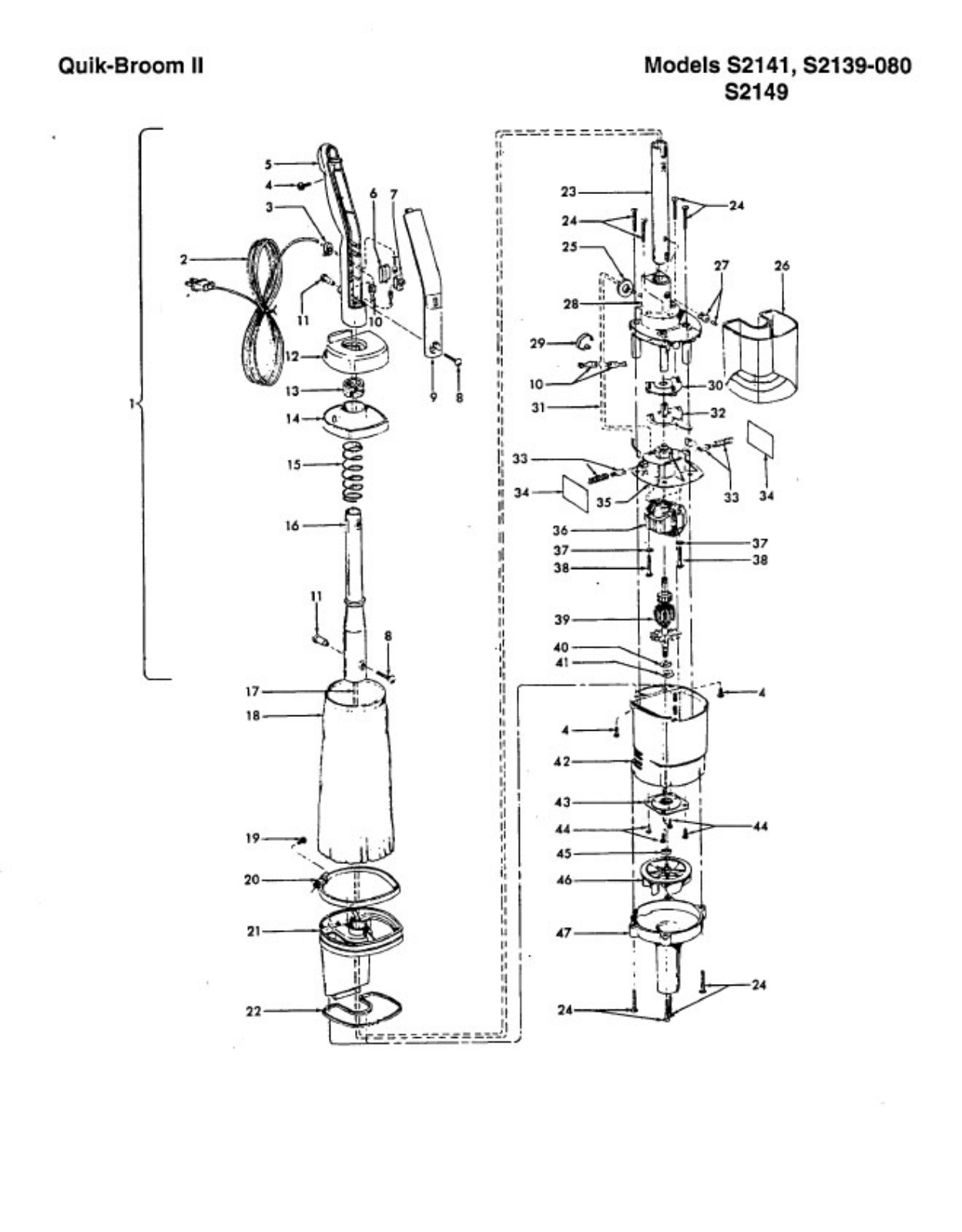 Hoover S2149, S2139-080, S2141 Owner's Manual