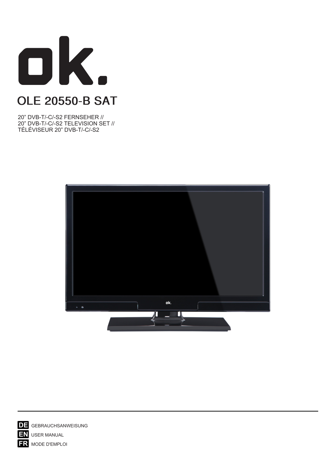 OK OLE 20550-B SAT User Manual