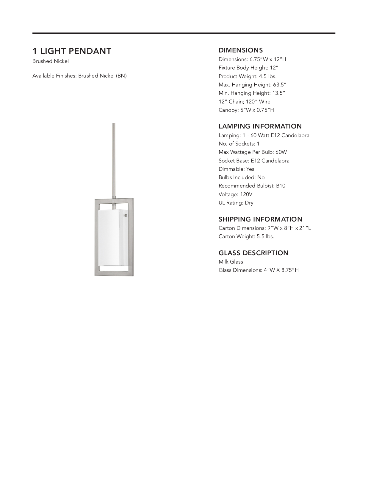 Capital Lighting CPG4300 Specifications - ManualMachine.com