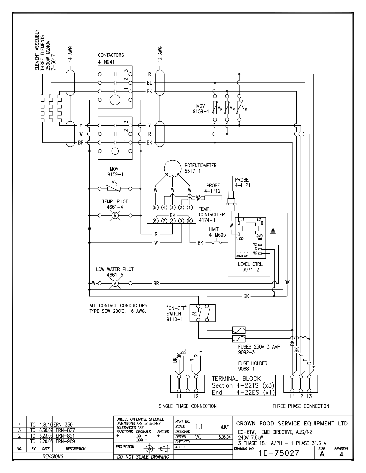 Intek EC-6TW, EMC Shematics