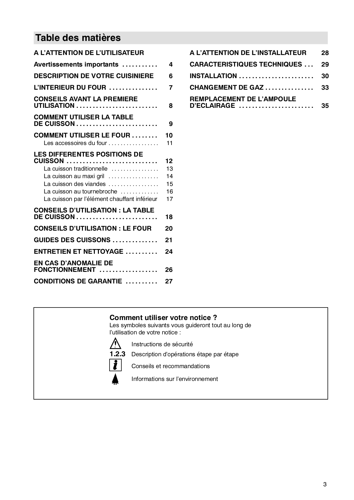 FAURE CML6943 User Manual