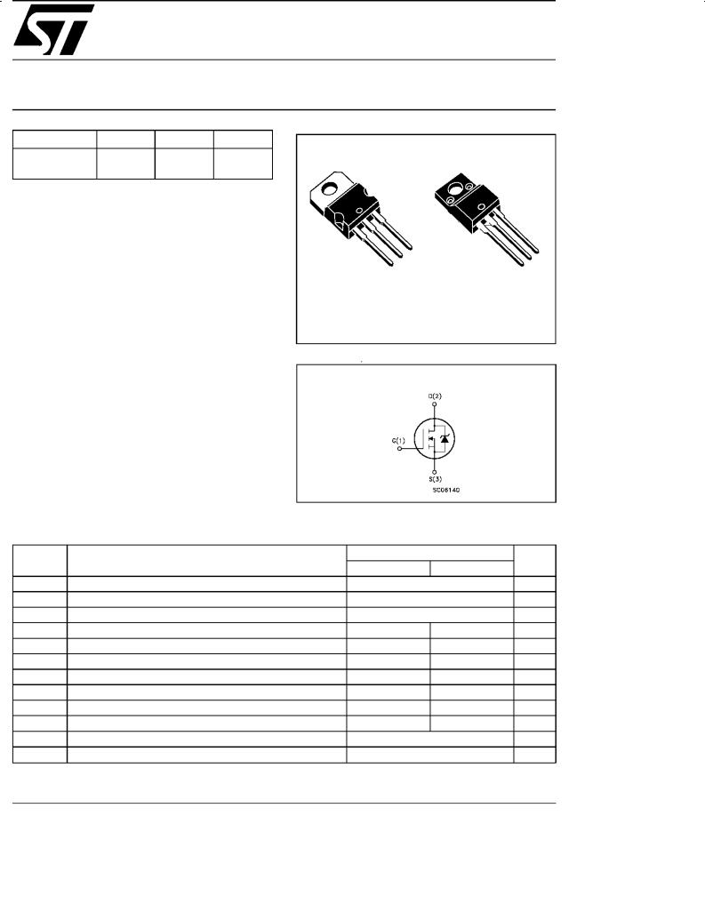 ST STP6NB80, STP6NB80FP User Manual