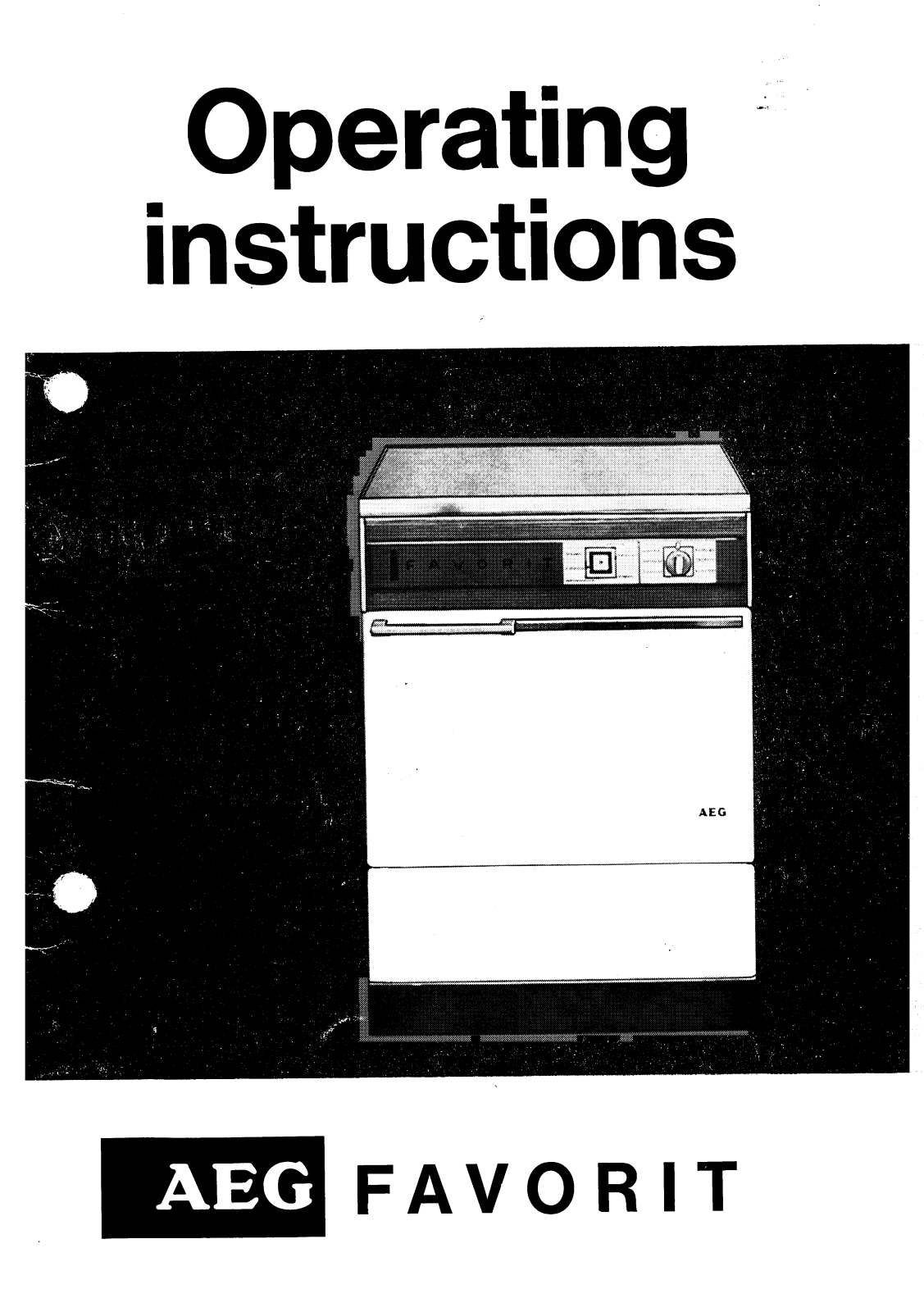 AEG-Electrolux FAVORIT User Manual