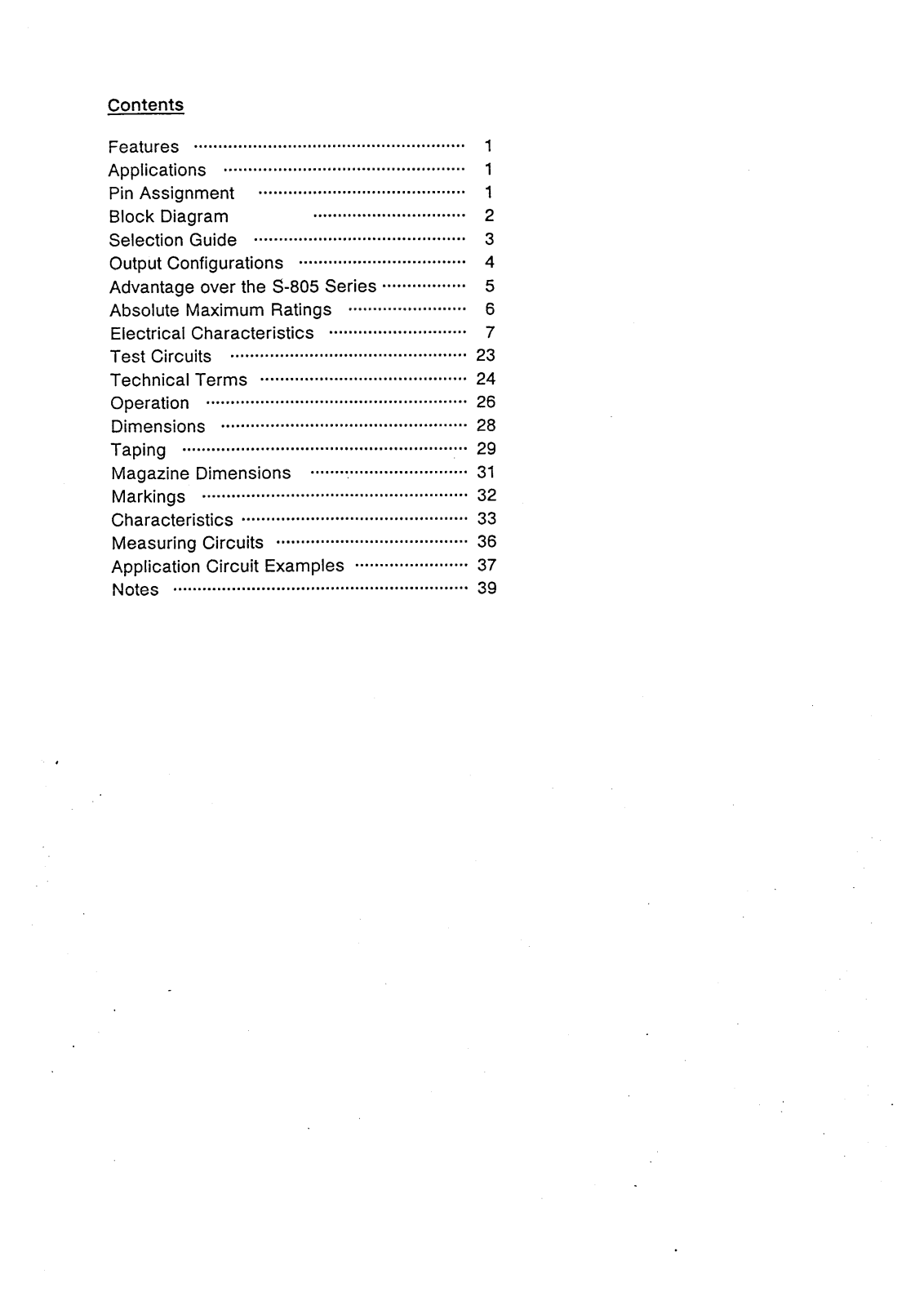 Epson S-80717AL-AE-T1, S-80717AL-AE-T2, S-80717AN, S-80717AN-DE-S, S-80717AN-DE-T1 Datasheet