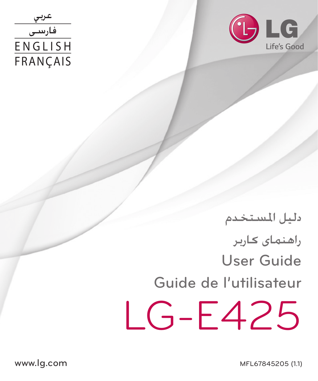 LG LGE425 Owner’s Manual