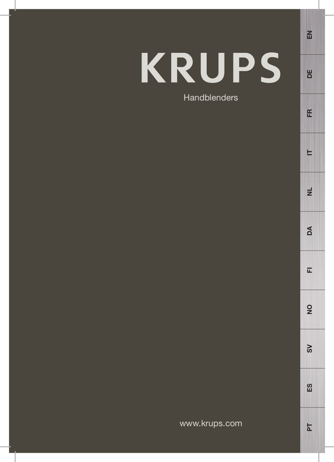 Krups HZ 5521 operation manual