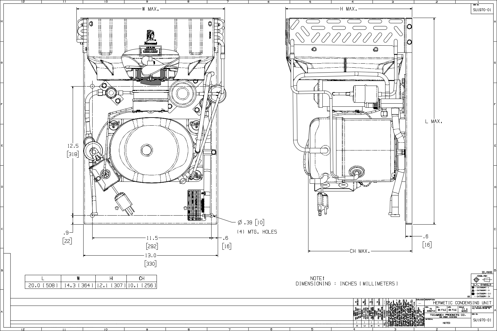 Tecumseh AKA4460YXCDJ, AKA4472YAADA, AKA4472YAADC, AKA4472YAADG, AKA4472YAADH Drawing Data - ManualMachine.com