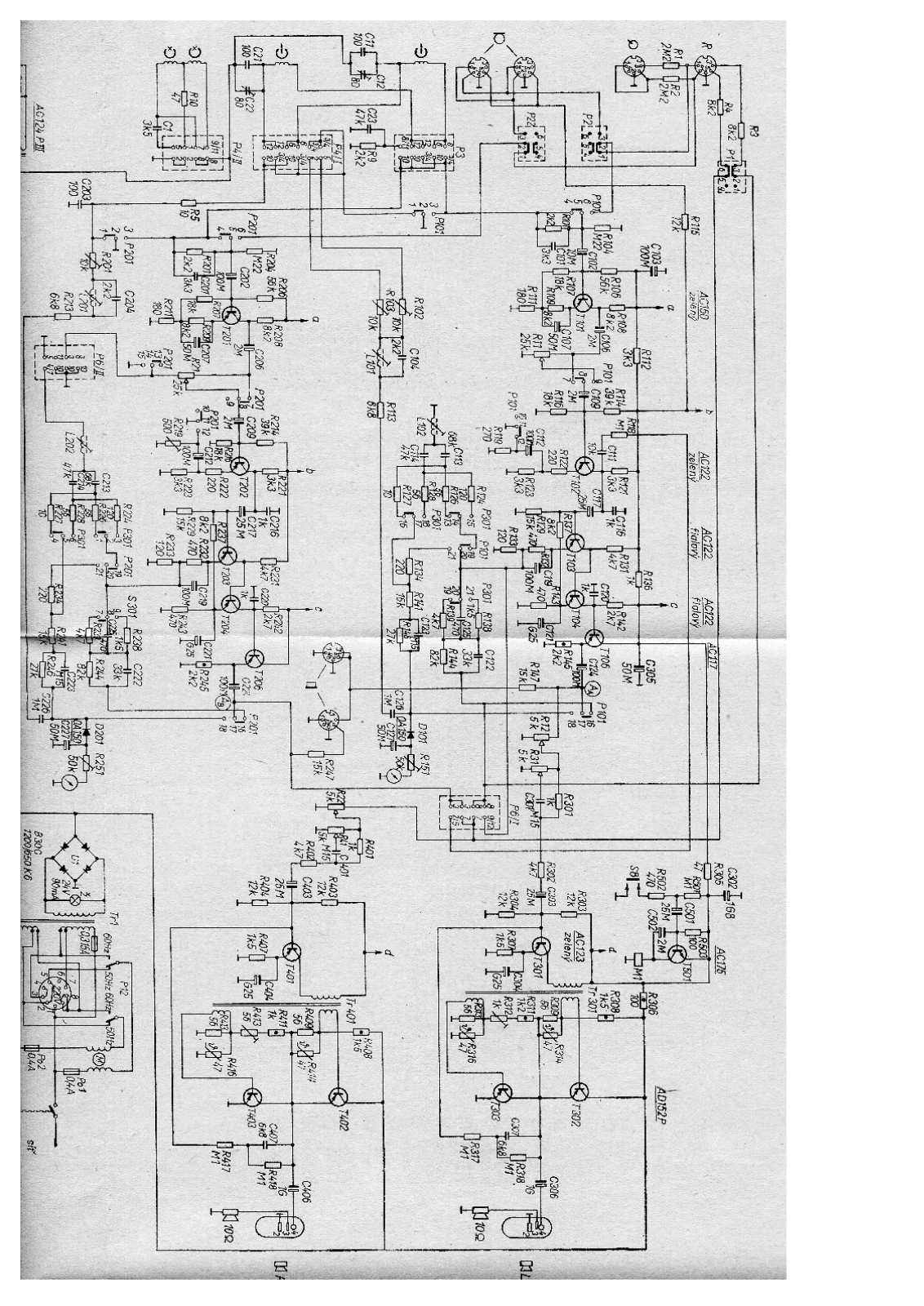 Telefunken M-240E Schematic