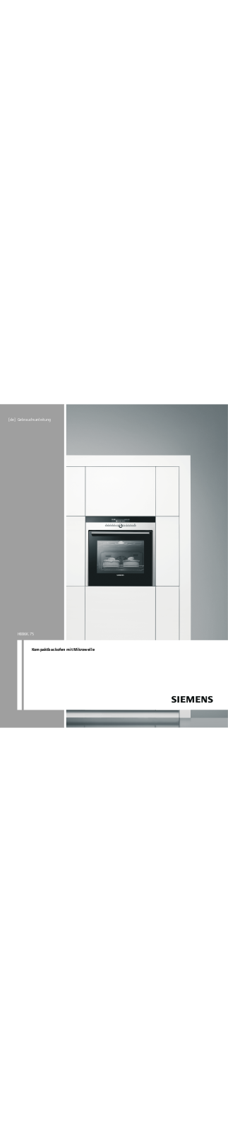 Siemens HB86K575 User Manual