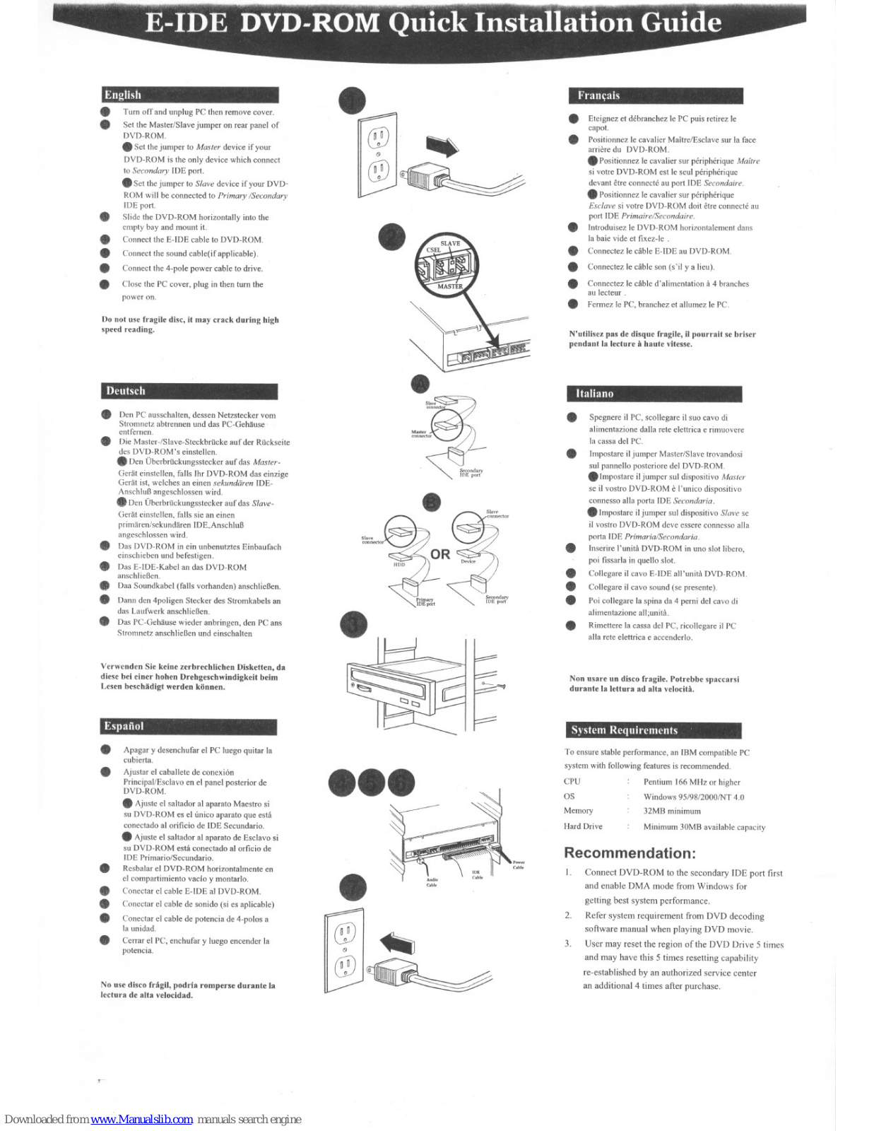 Gigabyte E-IDE Quick Information Manual