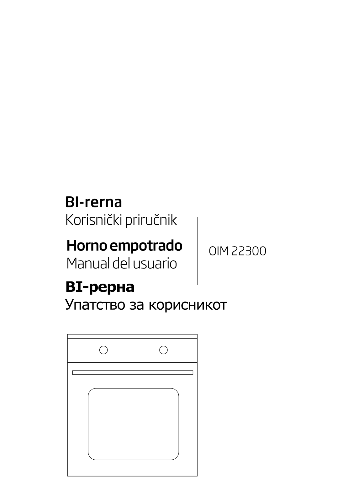 Beko OIM22300 User manual