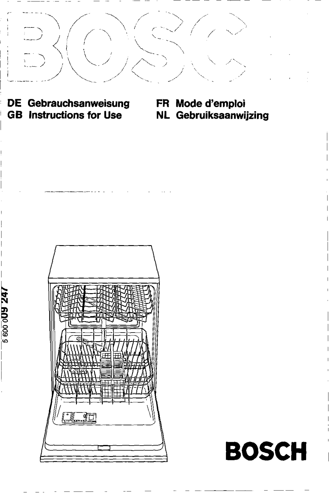 BOSCH SGS2009 User Manual