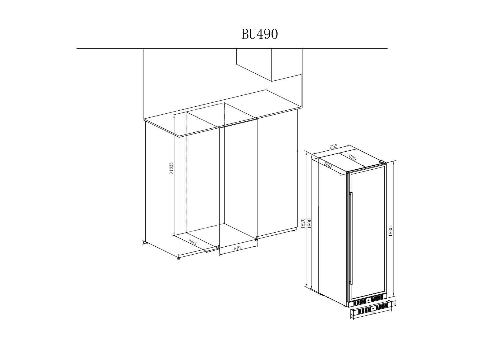 Temptech BU490 Drawing