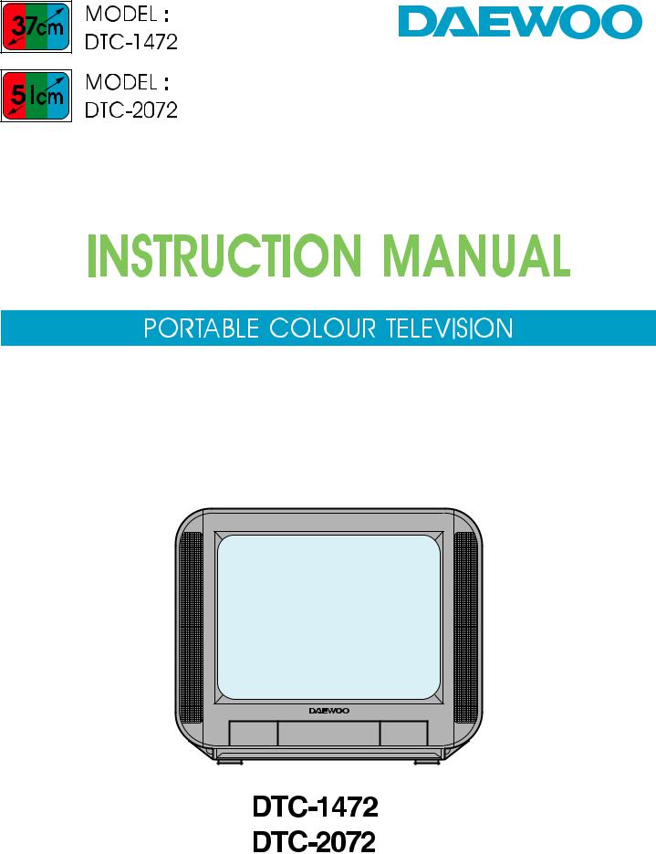 Daewoo DTC-1472 User Manual
