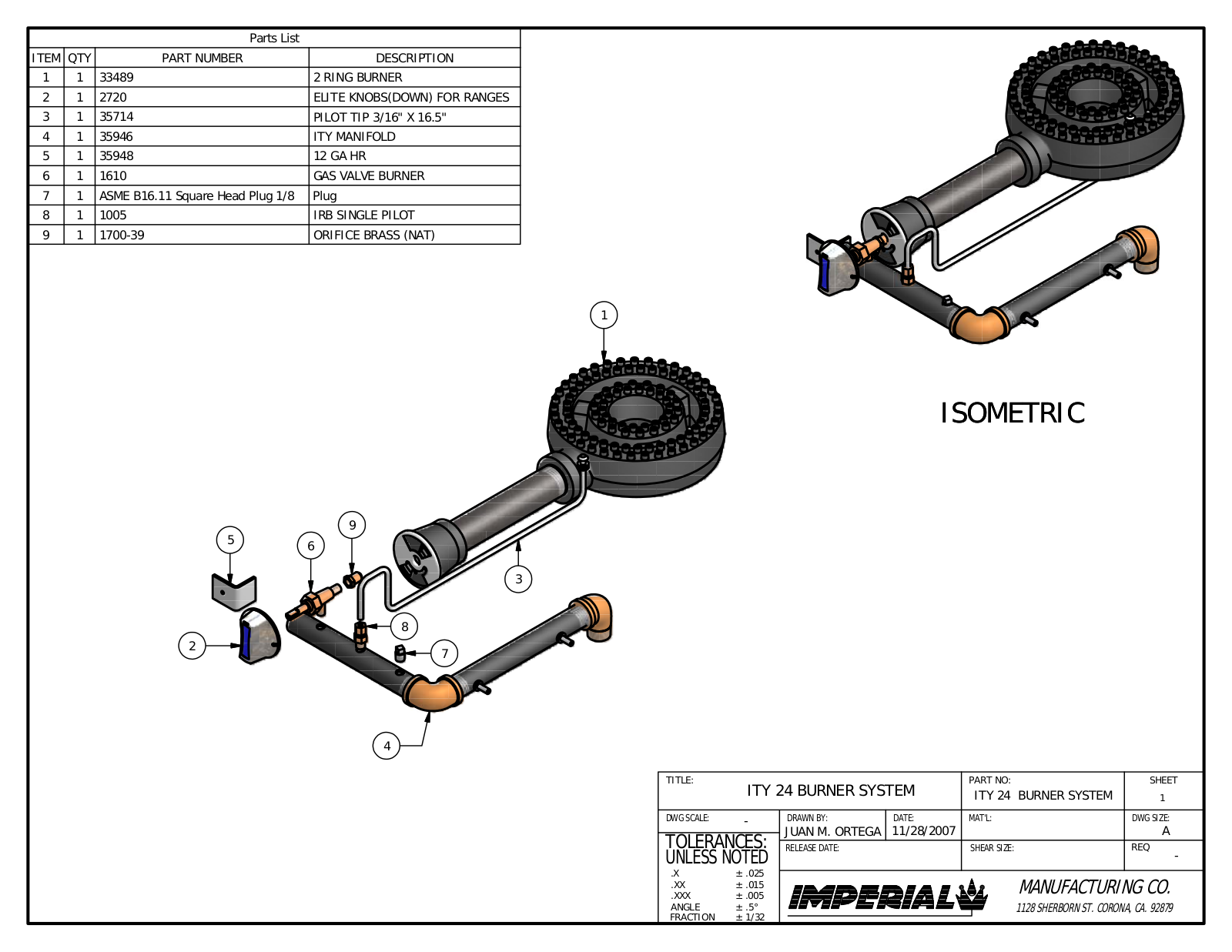 Imperial Range ITY 24 Part Manual - ManualMachine.com
