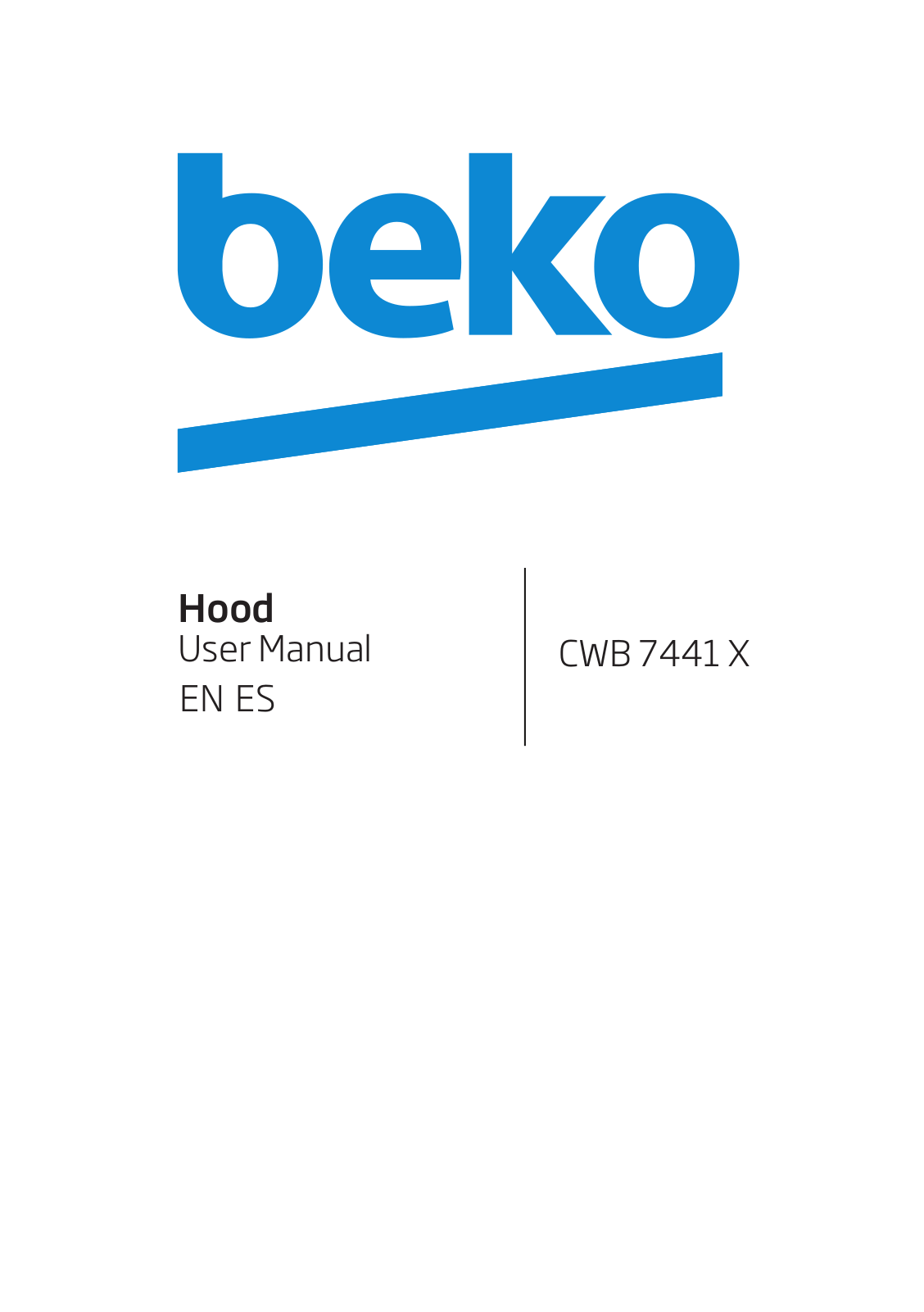 Beko CWB 7441 X User Manual