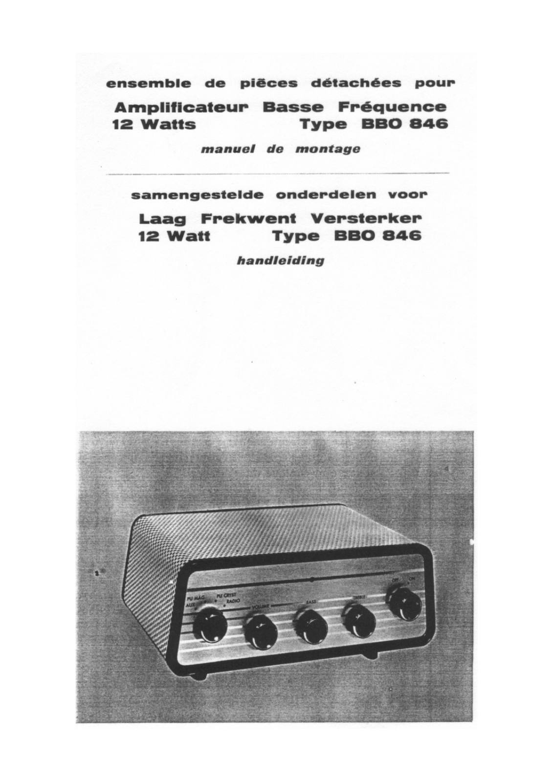 MBLE BBO846 Service Manual