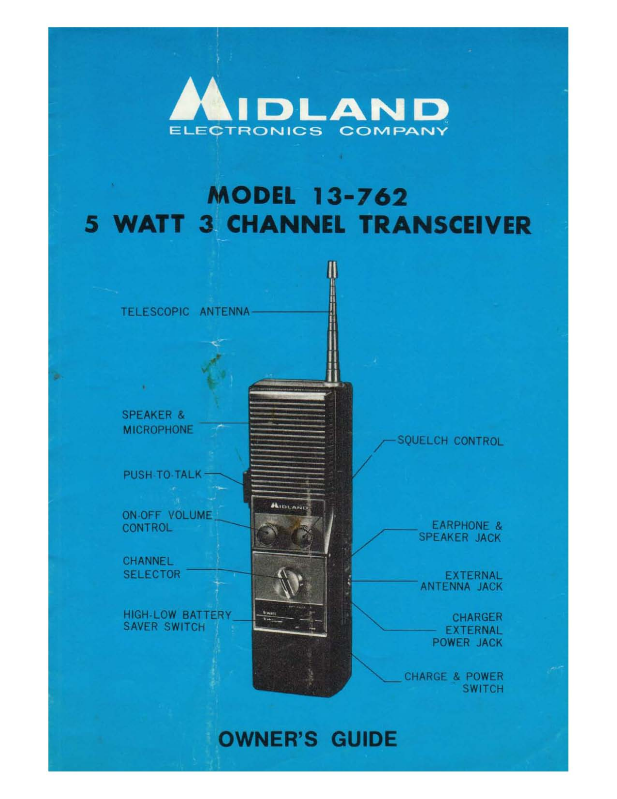 Midland 13-762 Service Manual