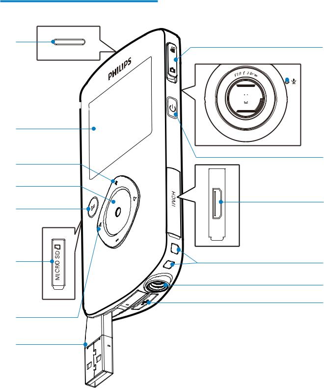 Philips CAM102SL, CAM102BU, CAM102PK, CAM102SB User Manual