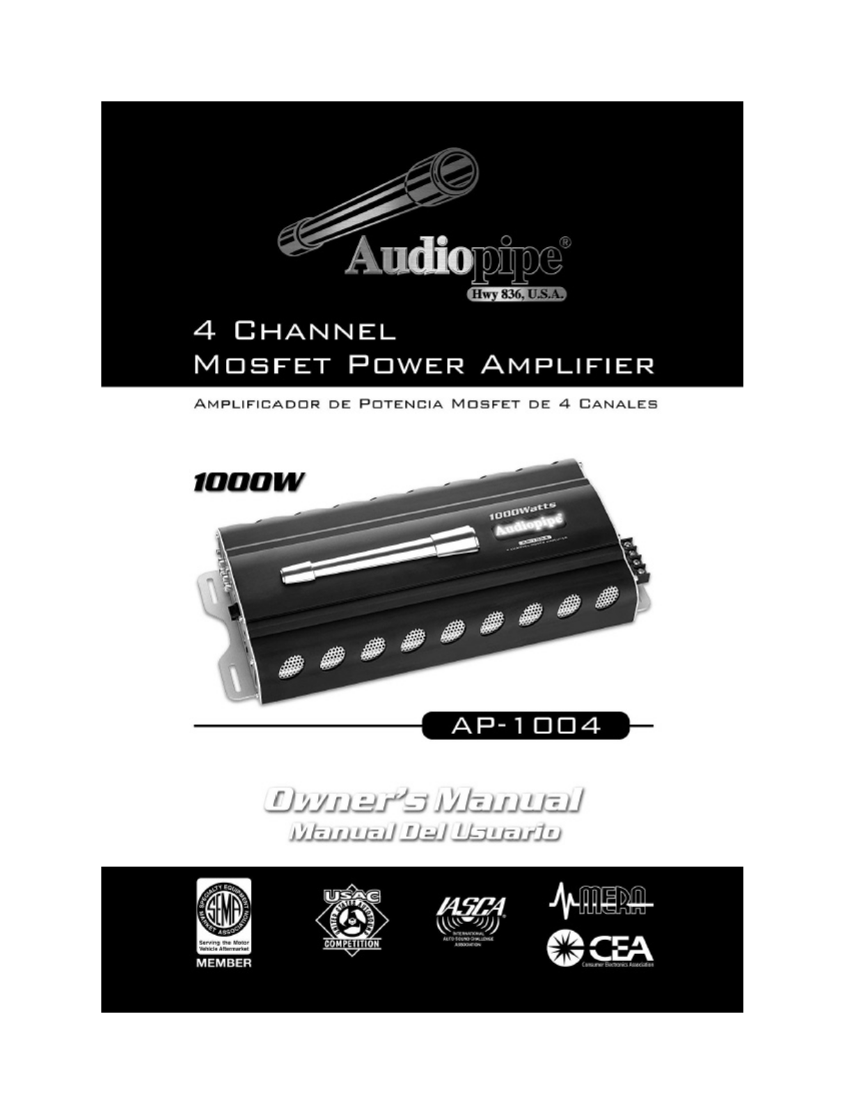 Audiopipe AP-1004 Owners Manual