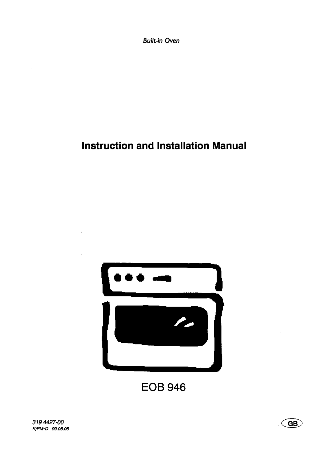 AEG-Electrolux EOB946X, EOB946W User Manual