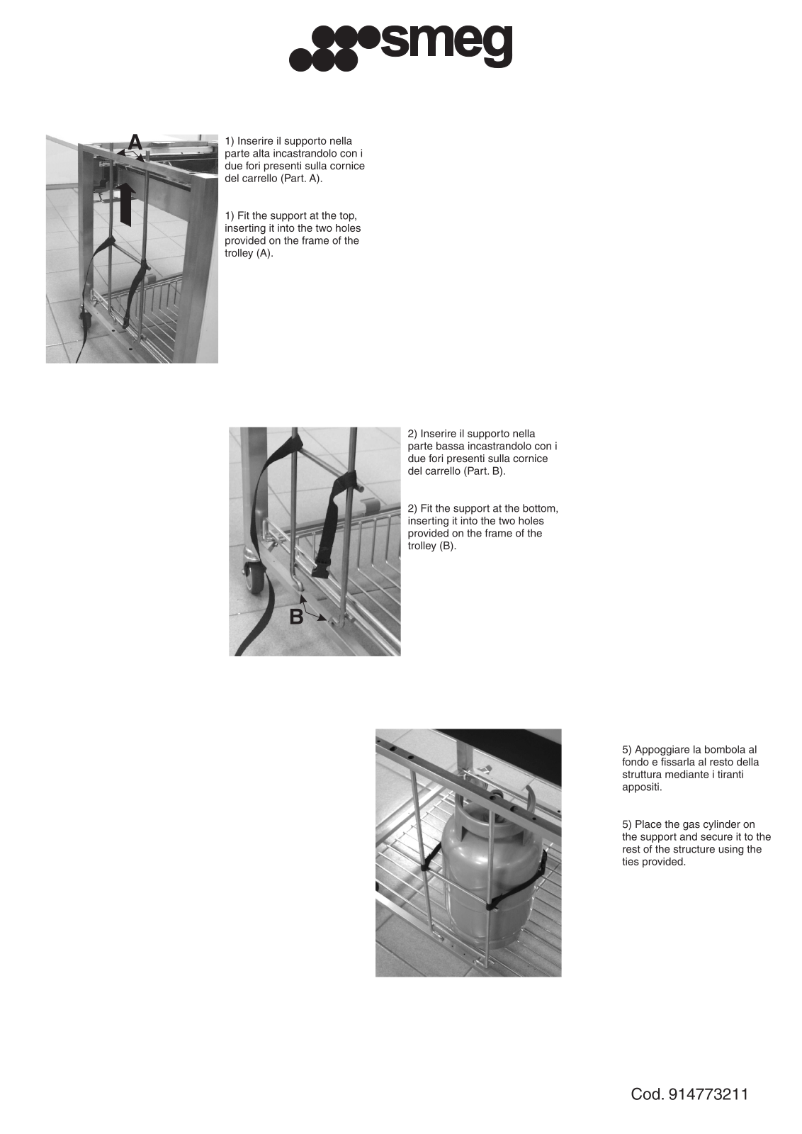 Smeg CA61S, CA91S User Manual