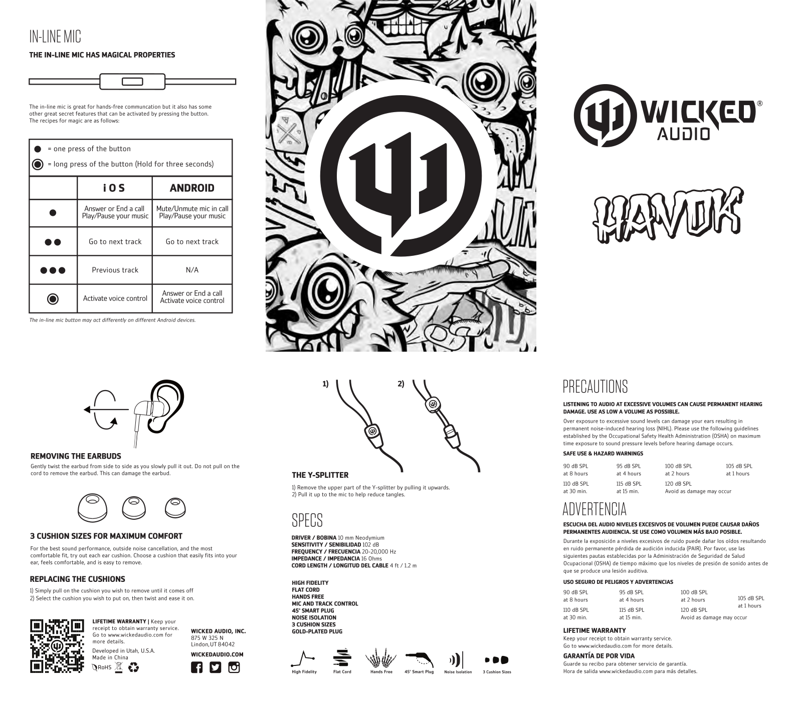 Wicked Audio Havok User Manual