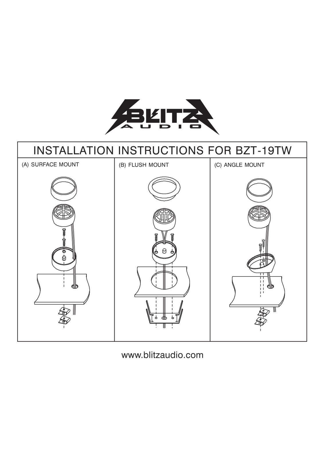 Blitz BZT19 User Manual