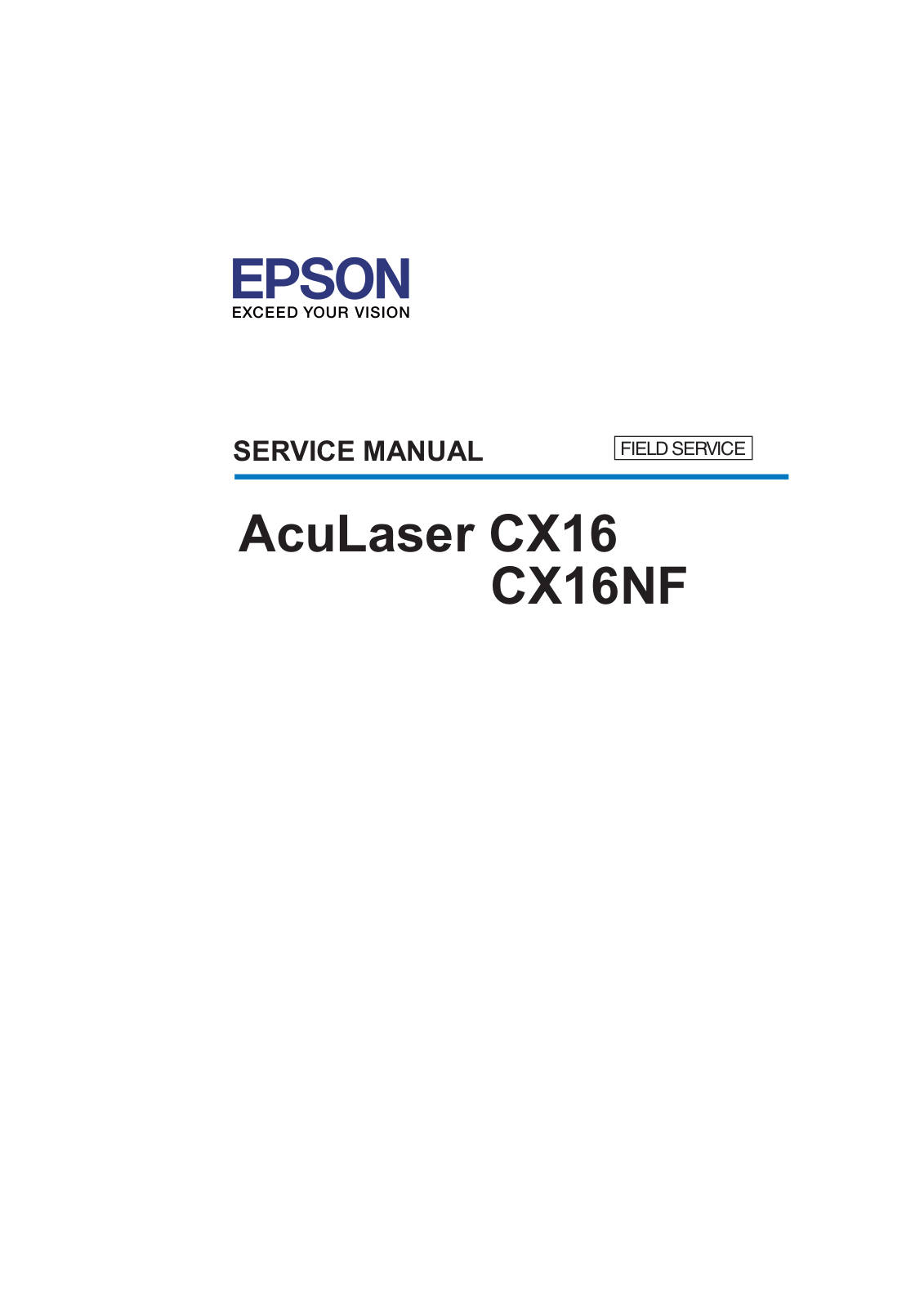 EPSON CX16 User Manual