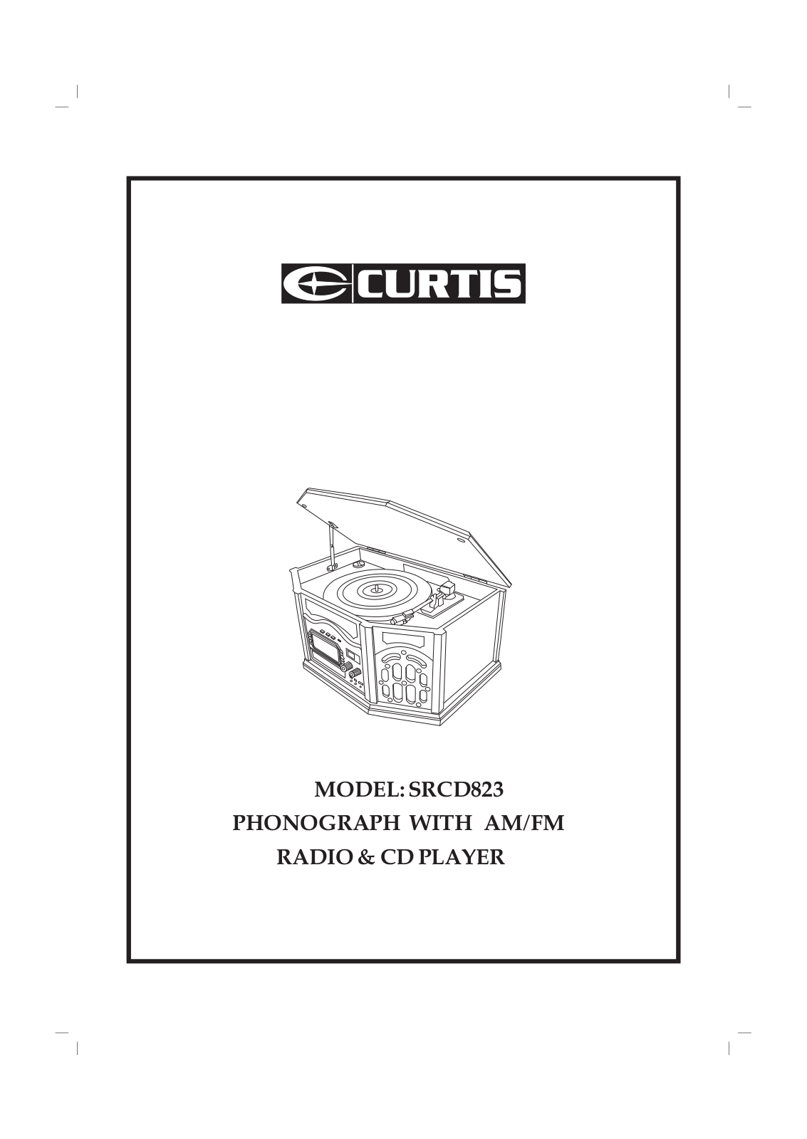 CURTIS SRCD823 User Manual