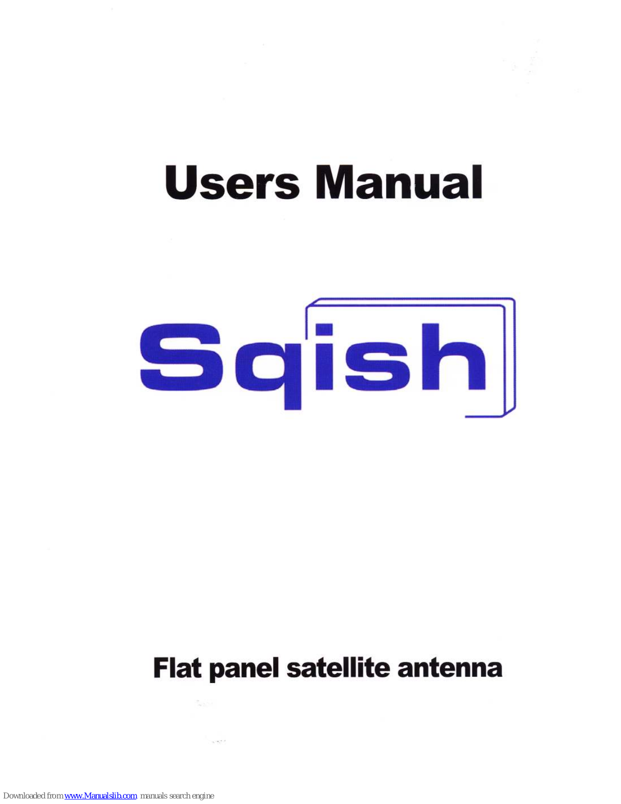 Sqish MG-4000VHQ User Manual