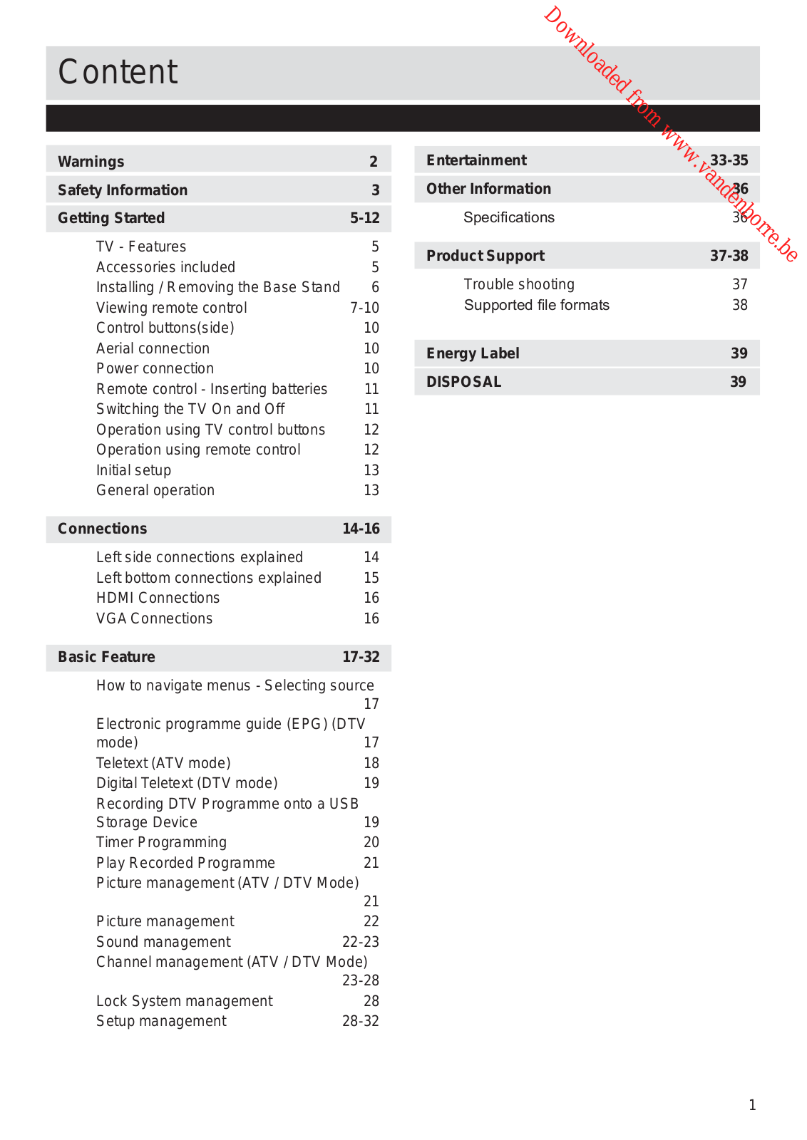 JVC LT-28HA82U User Manual