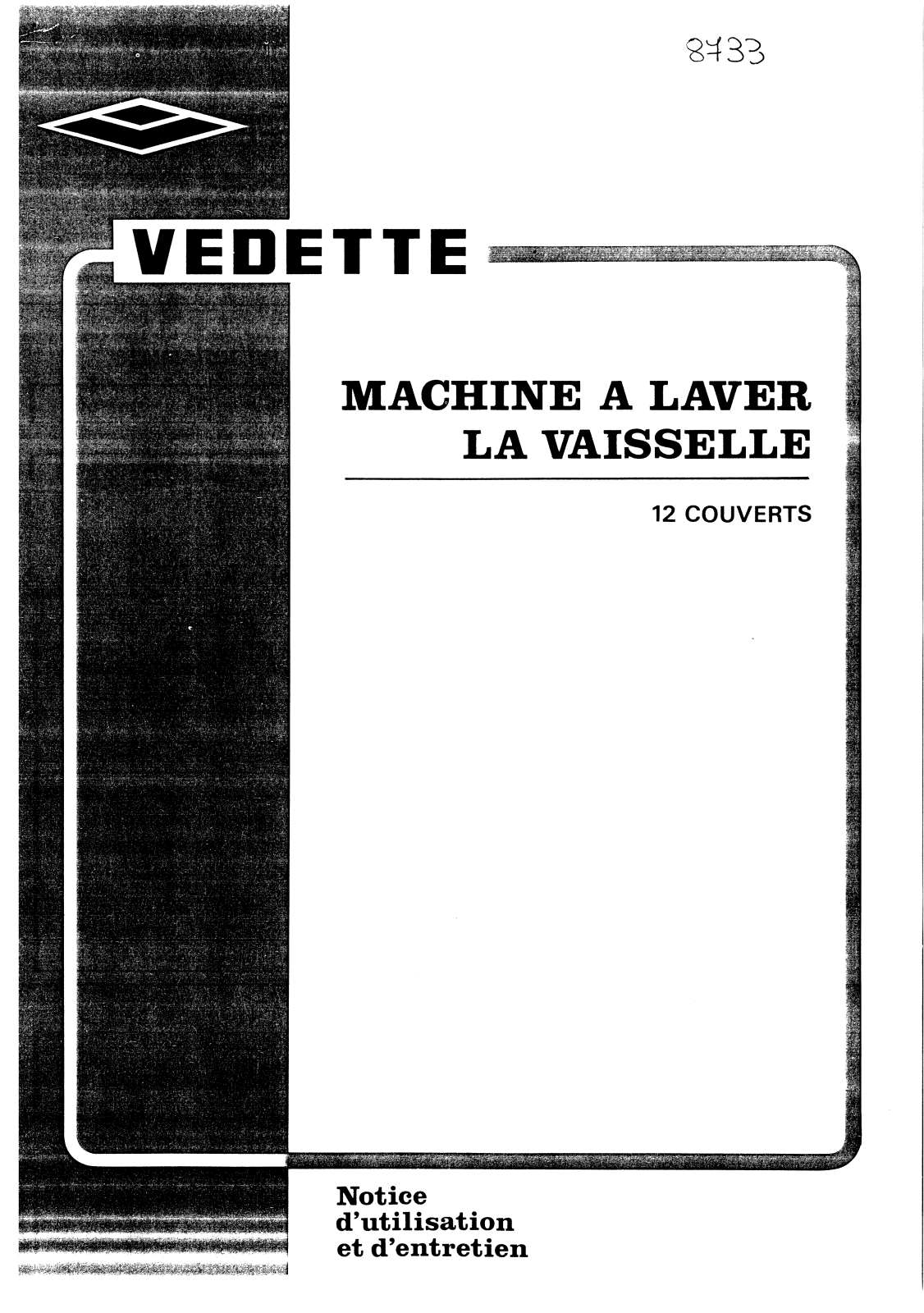 Vedette VX8433, VX8433H User Manual