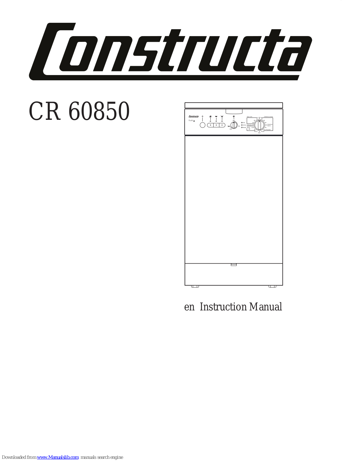 CONSTRUCTA CR60850, WOL1650 Instruction Manual