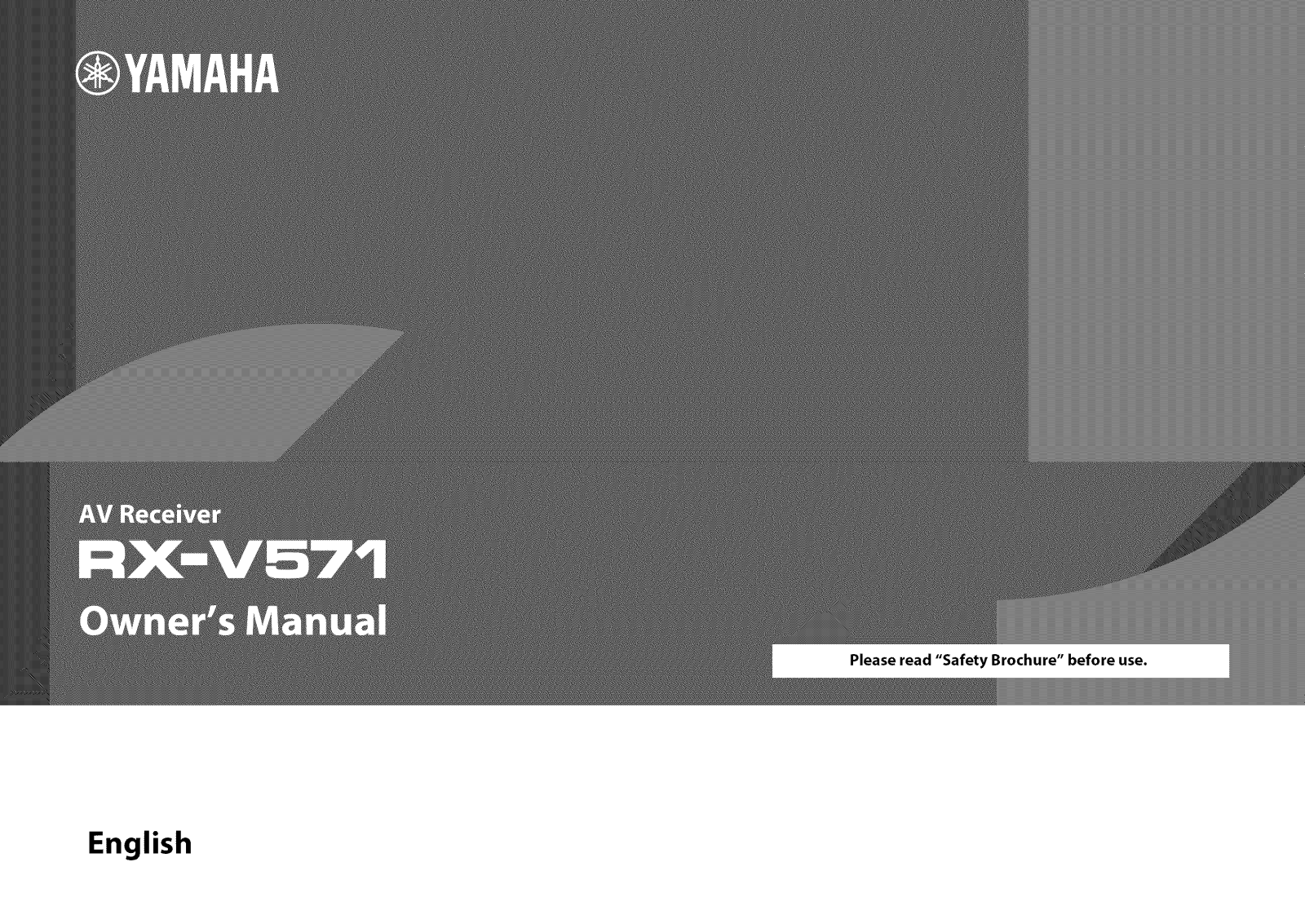 Yamaha RX-V571 Owner’s Manual