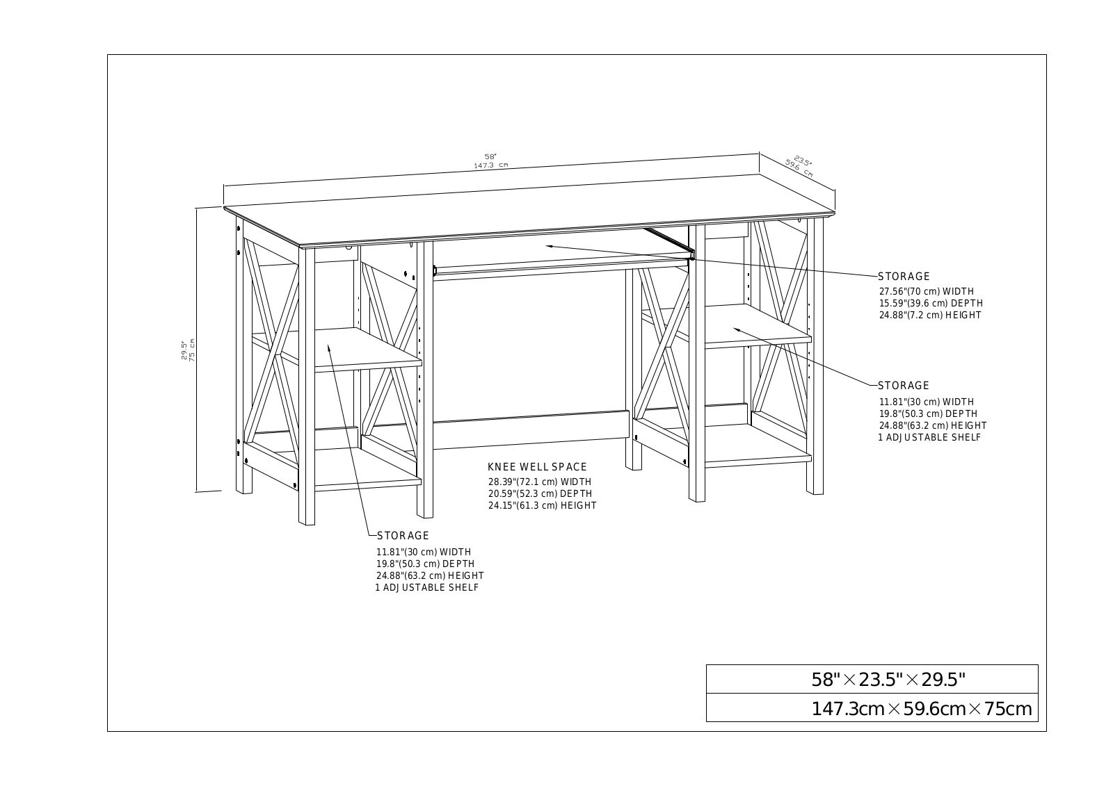 Sand & Stable W004725898 Dimensions - ManualMachine.com