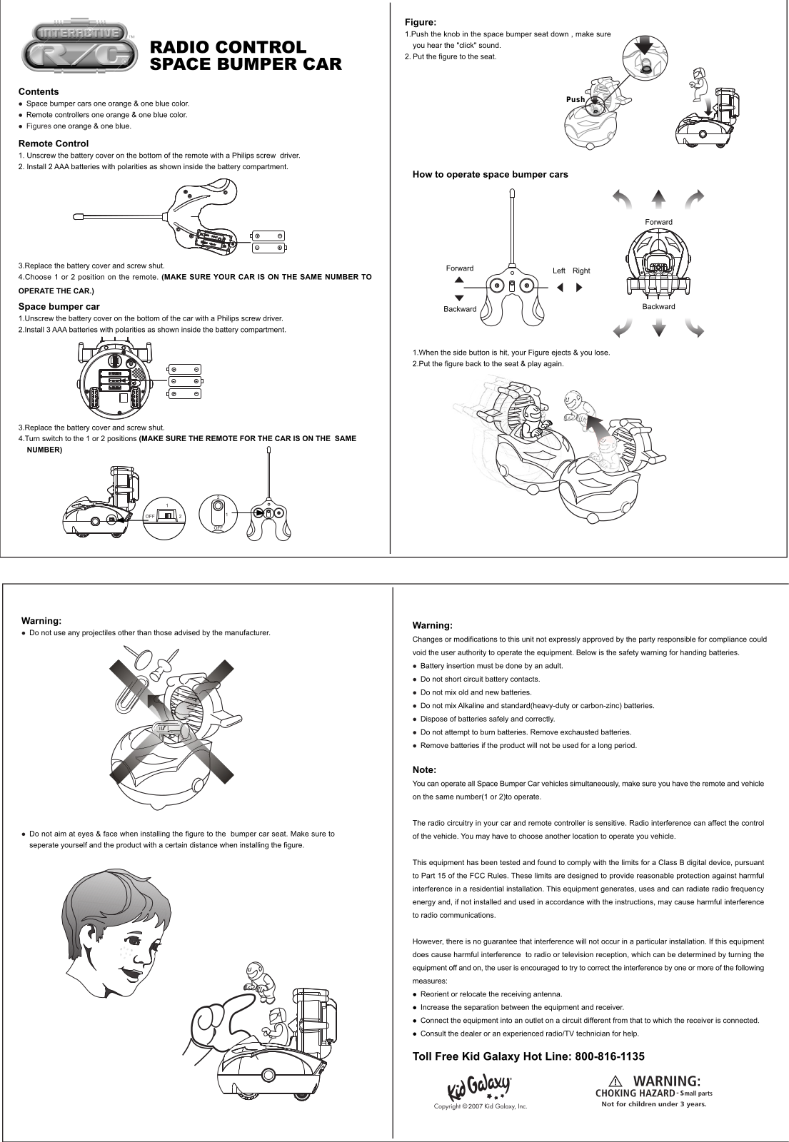 Kid Galaxy BUMPER27T User Manual