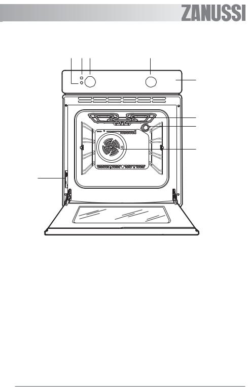 Zanussi ZOB481WQ User Manual